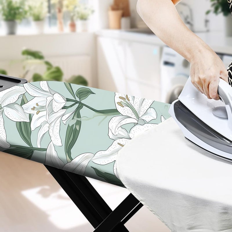 AOHMPT Ironing Board Cover 15x54- Heat-Resistant Scorch Guard, Heavy-Duty Elastic Edge, Non-Slip Surface,Multiple Stylish Patterns - Image 4